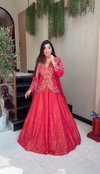 PC 554 Pure Shimmer Embroidery Work Lehenga With Shrug Koti Wholesale Online
